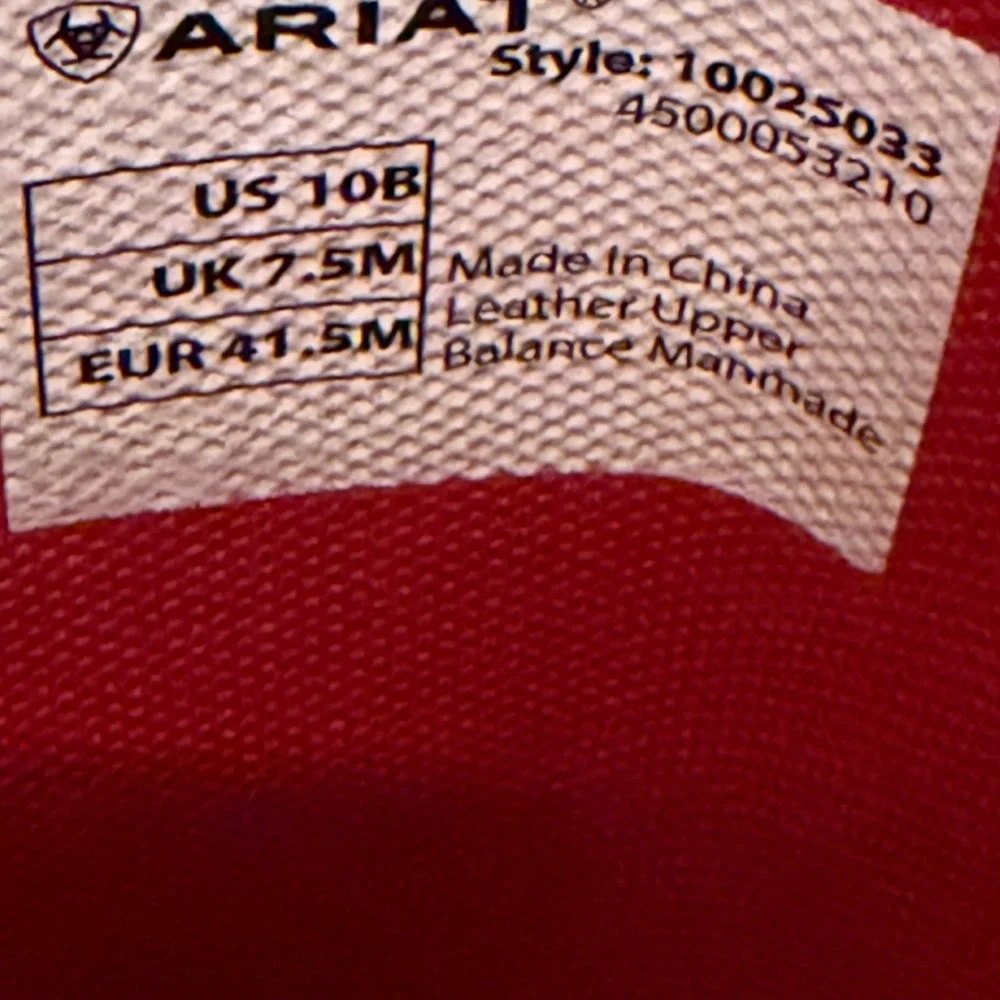 Ariat Fatbaby Boots in Brown and Pink - Picture 7 of 7